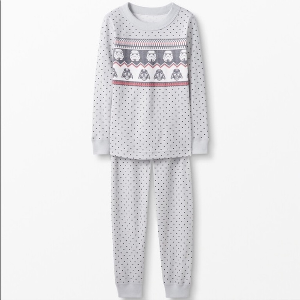 Hanna Anderson Christmas Pajamas Star Wars Fairisle Darth Vader